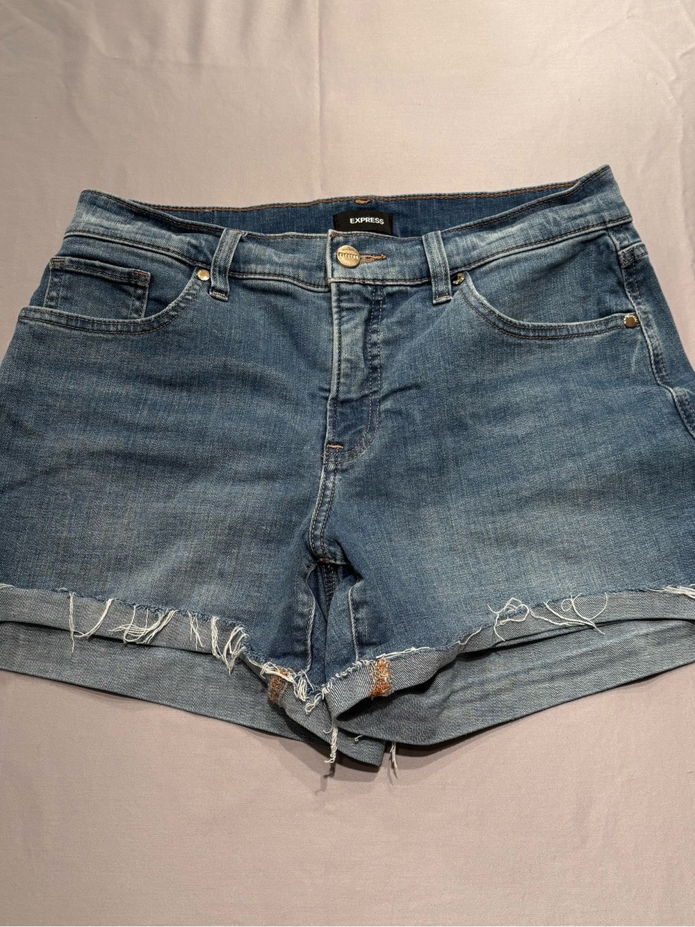 Express Distressed Cutoff Shorts summer  denim women’s 6